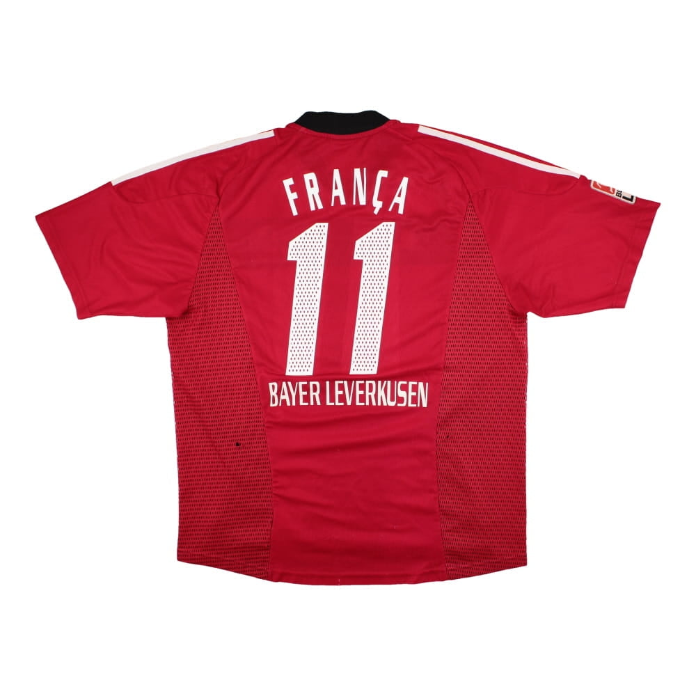 Bayer Leverkusen 2002-04 Home Shirt (XL) (Franca #11) (Very Good