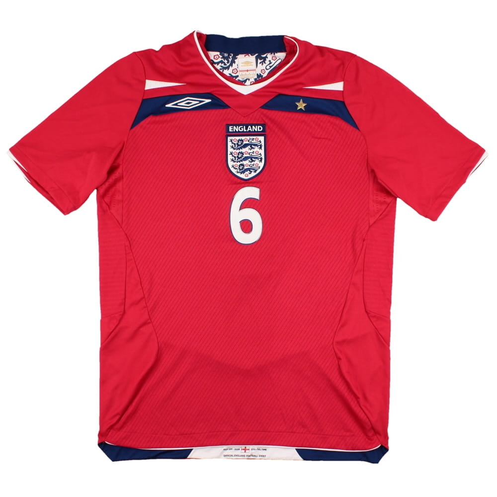 England 2008-10 Away Shirt (M) (Terry #6) (Excellent)_1