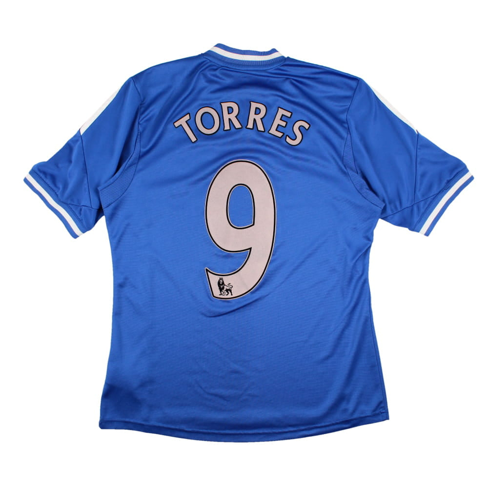 Chelsea FC 半袖 ホーム ユニフォーム UCL 13/14 チェルシー adidas Mサイズ 9番 トーレス ウェア
