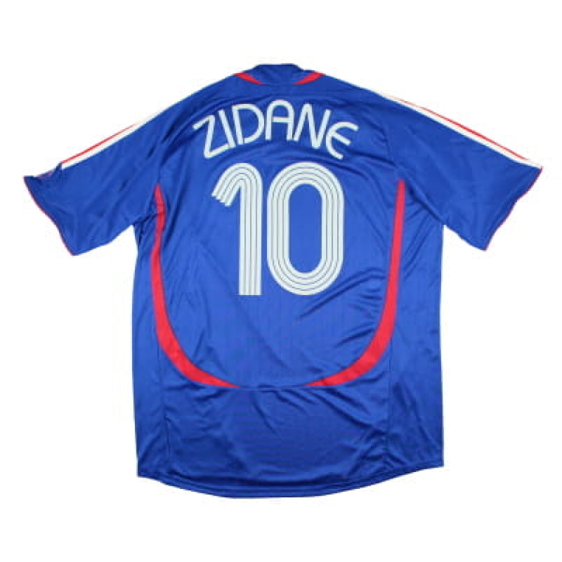France 2006-07 Home Shirt (Zidane #10) (XL) (Excellent) – Classic