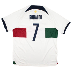 Portugal 2022-23 Away Shirt (XL) Ronaldo #7 (Very Good)_0
