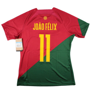 Portugal 2022-23 Home Shirt (Joao Felix #11) (Women\'s M) (Mint)_0