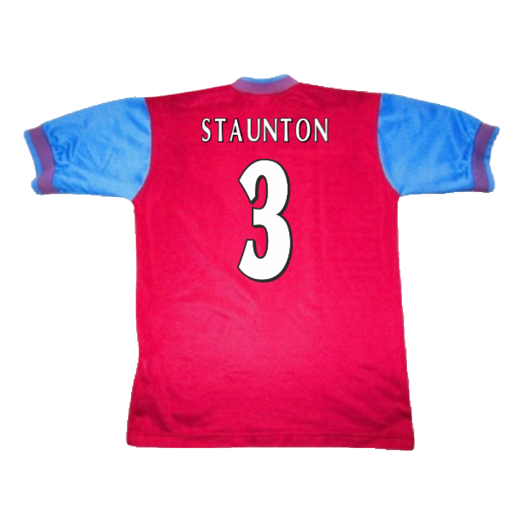 Aston Villa 1997-1998 Home Shirt (Excellent) (Staunton 3)_1