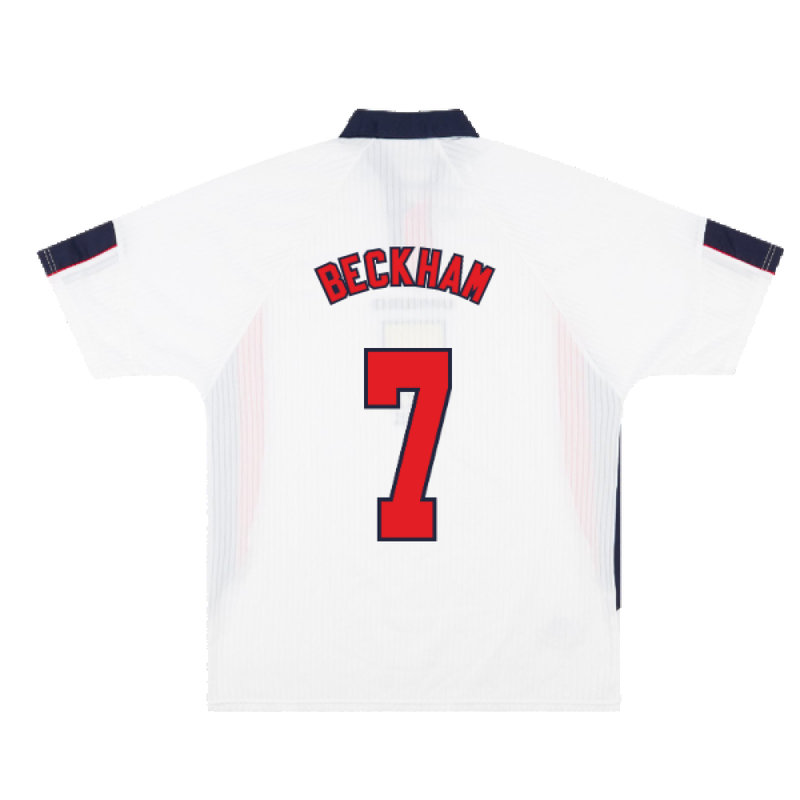 England 1997-99 Home Shirt (2XL) (Very Good) (BECKHAM 7) – Classic