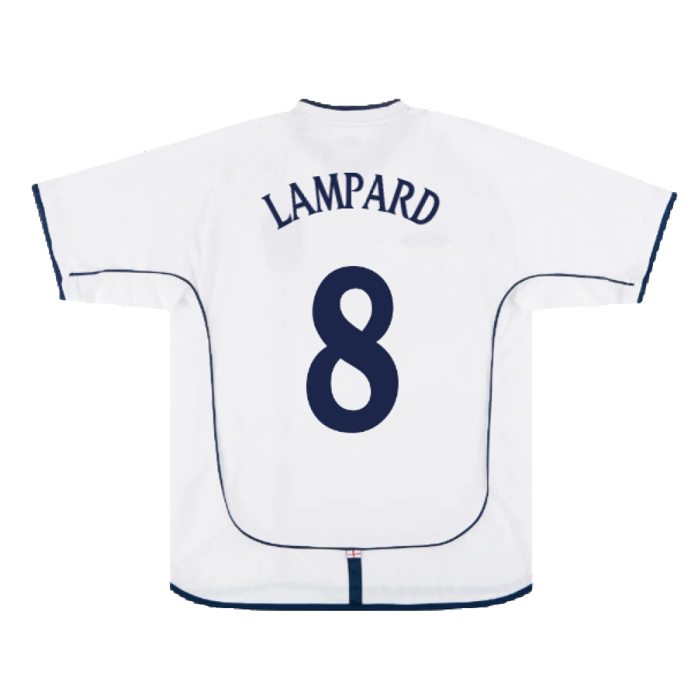 England 2001-03 Home Shirt (XL) (Very Good) (LAMPARD 8)_1