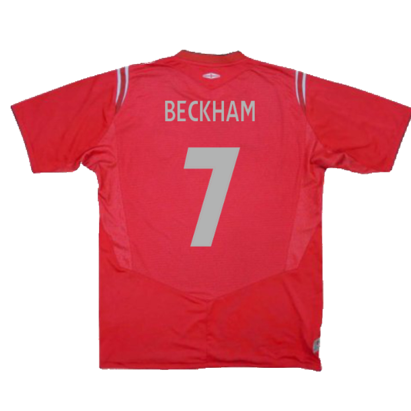 ウェア England Away 2004 #7 Beckham Longsleeve ウェア England Away 2004 #7 Beckham Longsleeve 2004-06 England