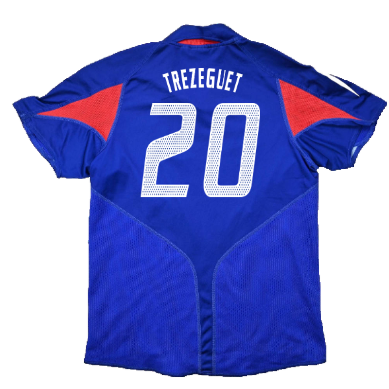 France 2004-06 Home Shirt (S) (Excellent) (Trezeguet 20) – Classic