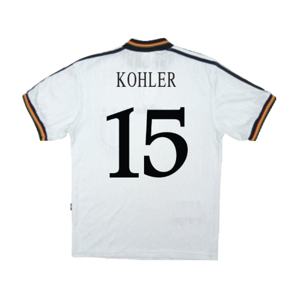 Germany 1996-98 Home Shirt (L) (Good) (Kohler 15)_1