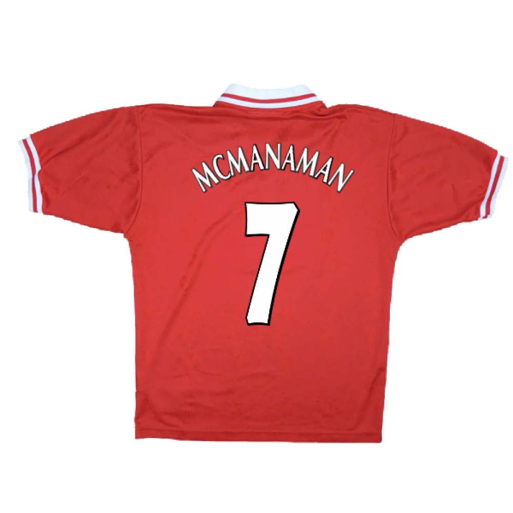 Liverpool 1996-98 Home Shirt (L) (Very Good) (MCMANAMAN 7)_1
