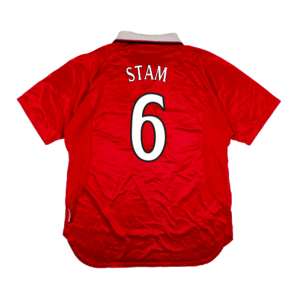 Manchester United 1999-2000 Champions League Home Shirt (XXL) (Excellent) (Stam 6)_1
