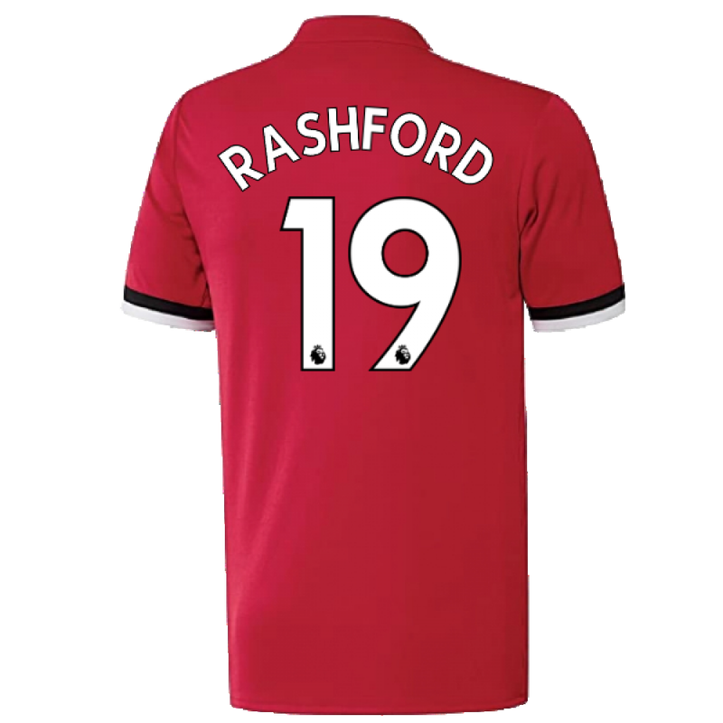 Manchester United 2017-18 Home Shirt ((Excellent) S) (Rashford 19