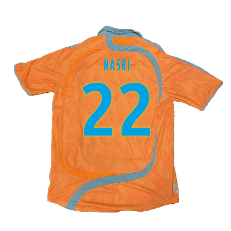Flocage Nasri Olympique De Marseille 2007/2008 - Third, Officiel Monblason