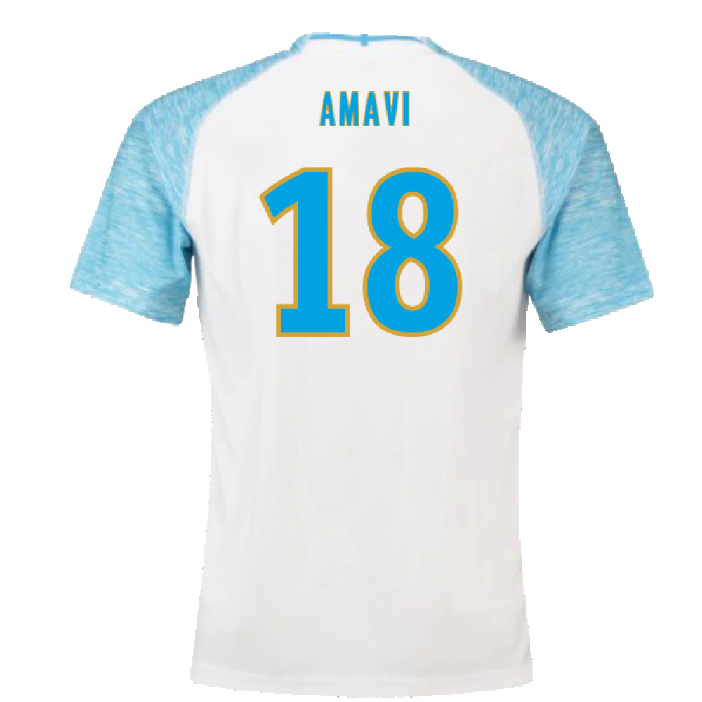 Marseille 2018-19 Home Shirt (XS) (Very Good) (Amavi 18)_1