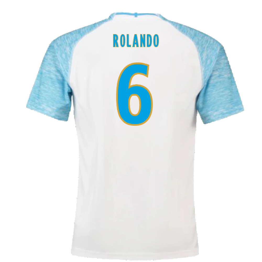 Marseille 2018-19 Home Shirt (XS) (Very Good) (Rolando 6)_1
