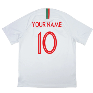 Portugal 2018-19 Away Shirt (L) (Your Name 10) (Good)_1
