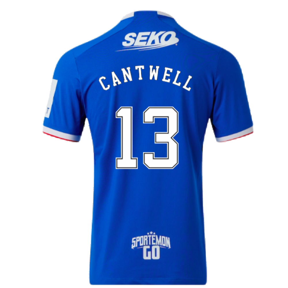 Rangers 2022-23 Home Shirt (XL) (Excellent) (Cantwell 13)_1