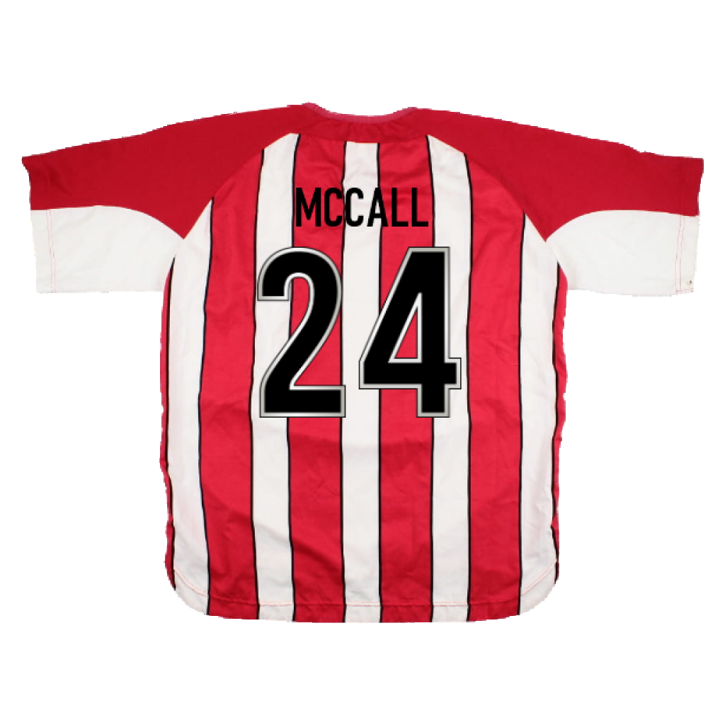 Sheffield United 2004-05 Home Shirt (2XL) (Good) (McCall 24)_1
