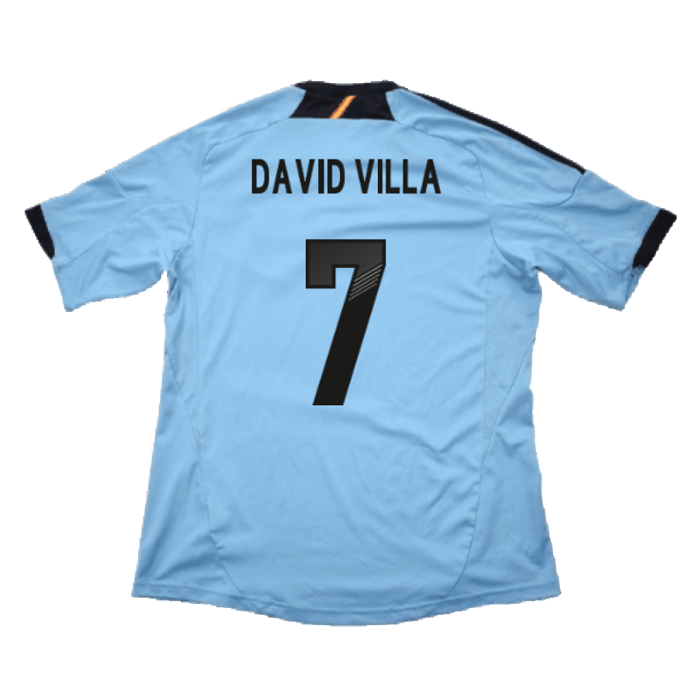 Spain 2012-13 Away Shirt (XLB) (Very Good) (David Villa 7)_1