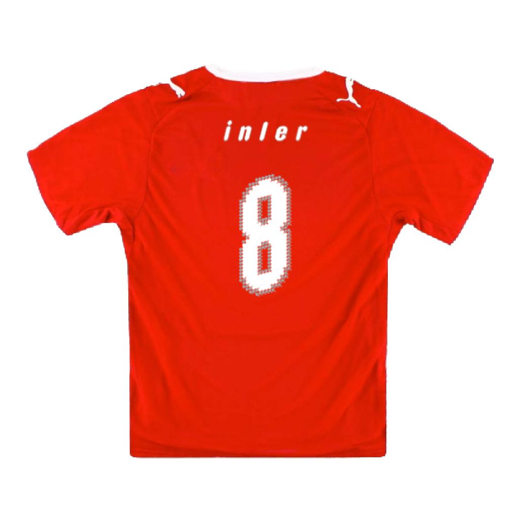 Switzerland 2008-10 Home Shirt (Excellent) (Inler 8)_1