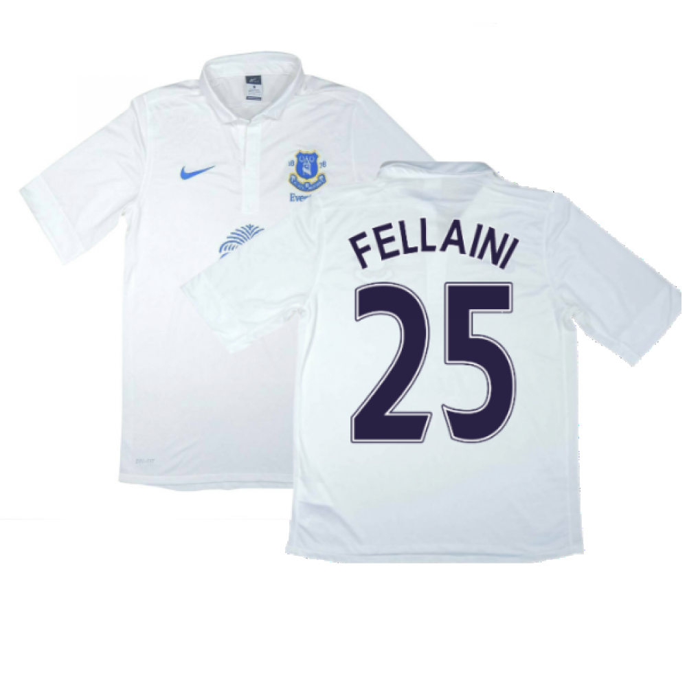 エヴァートン 2012/13 third フェライニ Everton 2012-13 Third Shirt ((Very Good) M) (Fellaini 25