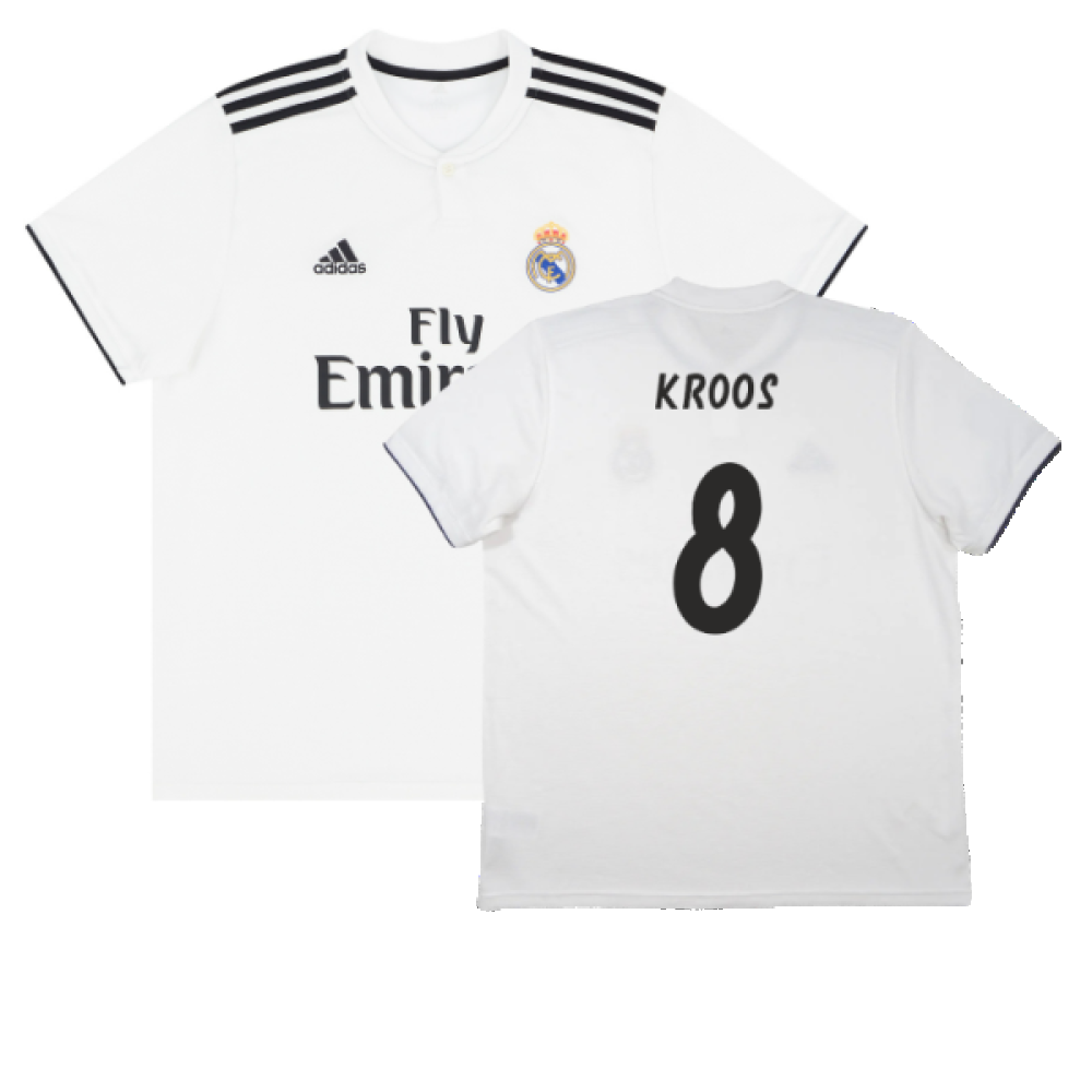 Maillot Domicile Real Madrid 2018-2019 – Toni Kroos #8 – Taille S – Adidas