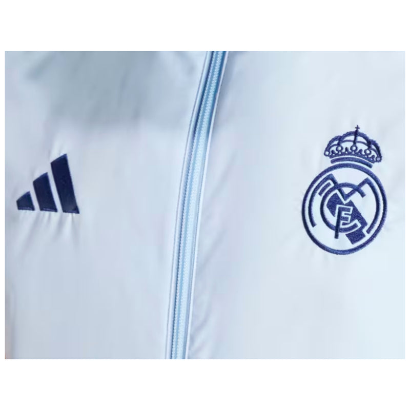 2024-2025 Real Madrid Presentation Jacket (glow Blue) – Classic 