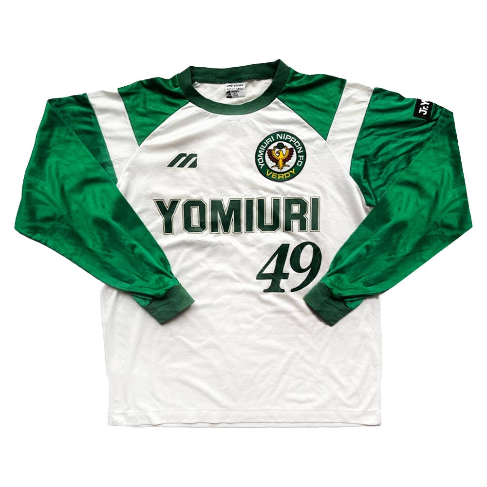 Yomiuri Nippon FC Verdy シャツ L グリーン Tokyo Verdy 1996 Youth Player Worn Away Shirt (#49) ((Very Good) L