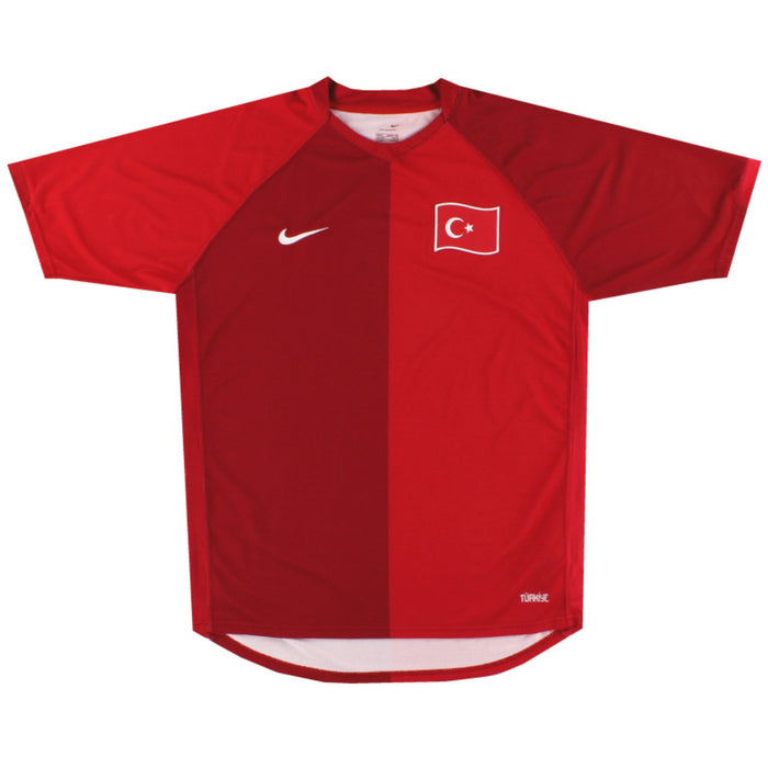 Turkey 2006-08 Home Shirt (2XL) (Good)