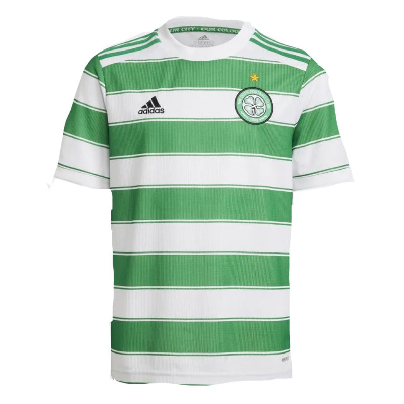 Celtic 2021-22 Home Shirt (Sponsorless) (L) (NAKAMURA 25) (Good) â Classic Football Kit