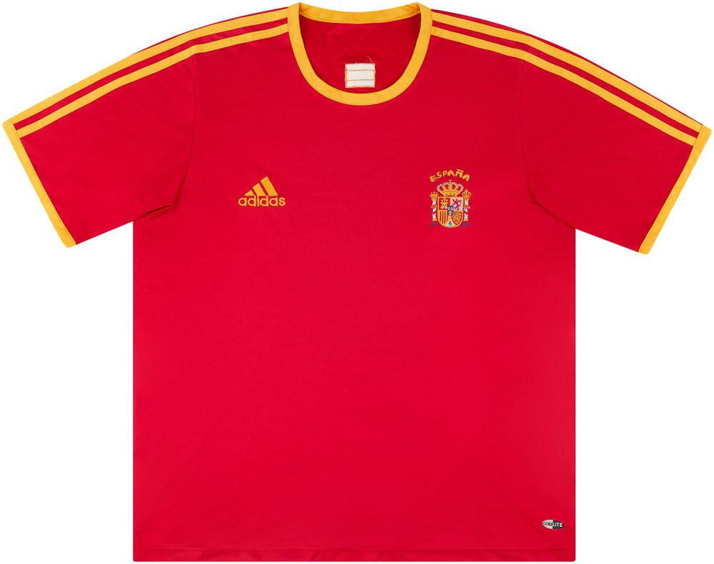 Spain 2006-07 Basic Home Shirt (L) (Very Good) (Pablo 22)_2