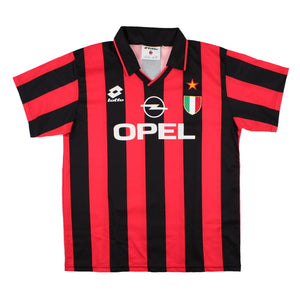 AC Milan 1994-95 Home Shirt (S) (Simone 7) (Excellent)_2