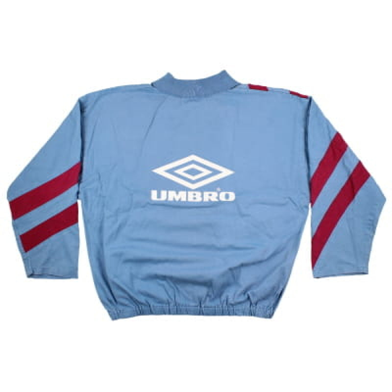 Aston Villa 1992-93 Umbro Training Drill Top (L) (Very Good)