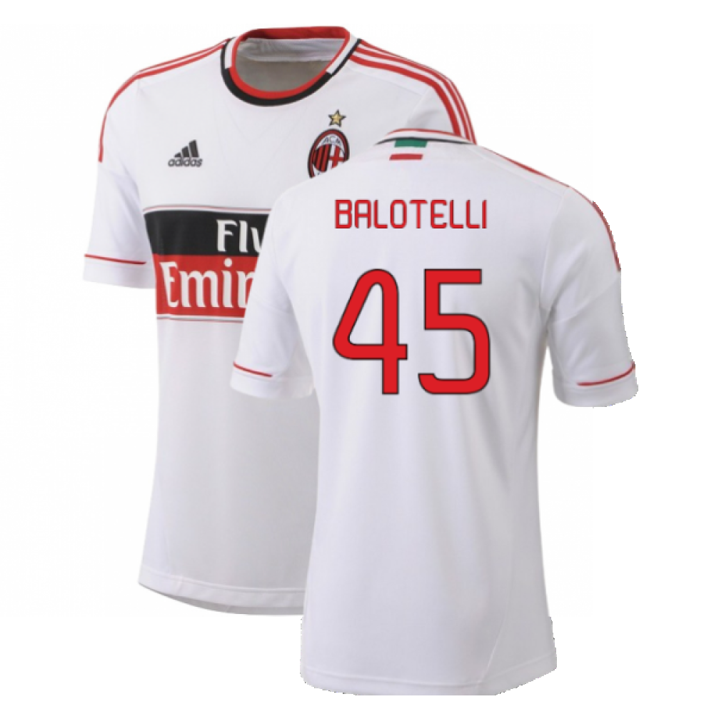 AC Milan 2012-13 Away Shirt (XSB) (Mint) (Balotelli 45) – Classic