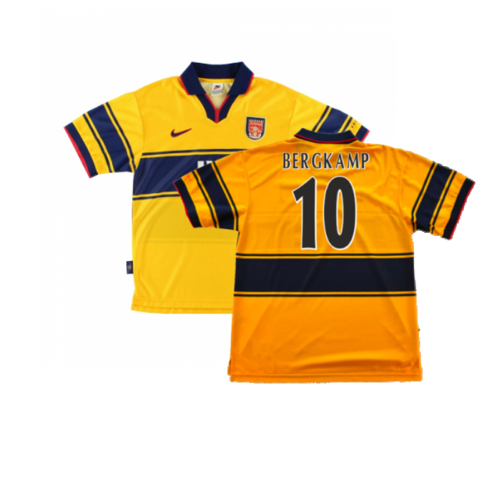 Arsenal 1997-99 Away Shirt (Excellent) (Bergkamp 10) – Classic