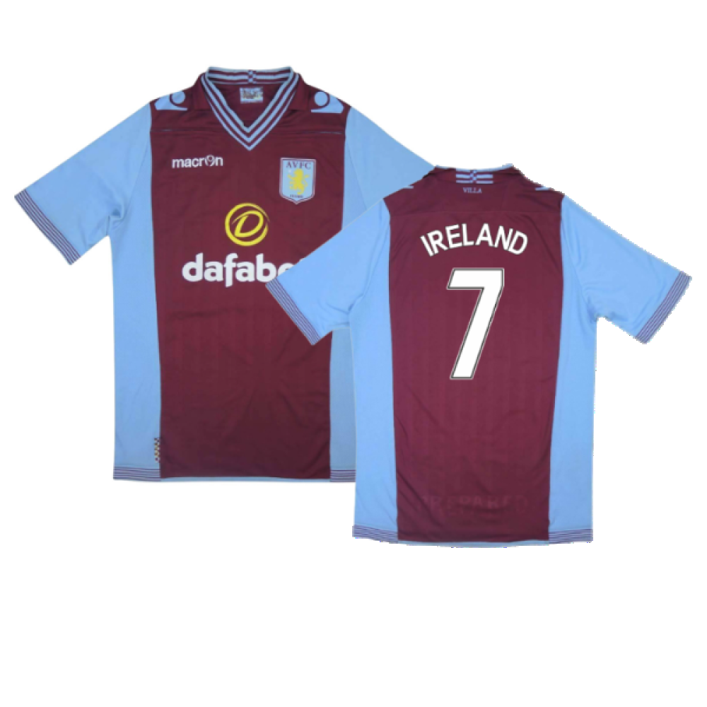 Maillot domicile Aston Villa 2013/14 - Macron - Taille L Maillot domicile Aston Villa 2013/14 - Macron - Taille L