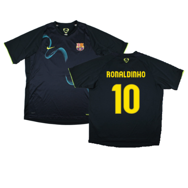 NIKE FC バルセロナ RONALDINHO 10 シャツ 未使用　タグ付き NIKE FC バルセロナ RONALDINHO 10 シャツ 未使用 タグ付き - メルカリ