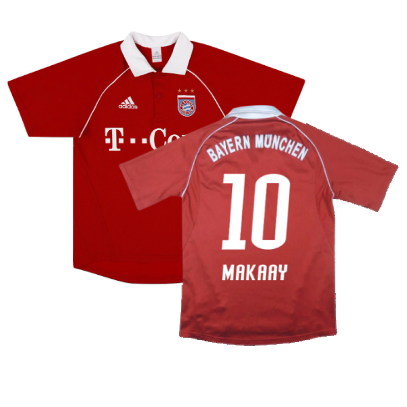 Bayern Munich 2005-06 Home Shirt (XL) (Mint) (Makaay 10