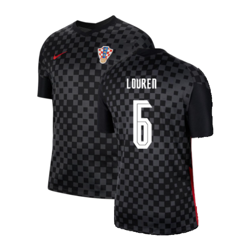 Croatia 2020-21 Away Shirt (S) (LOVREN 6) (Excellent) – Classic