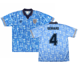 England 1990-92 Third Shirt (M) (Excellent) (Gerrard 4)_0