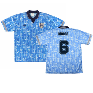 England 1990-92 Third Shirt (M) (Excellent) (Moore 6)_0