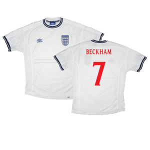 England 1999-01 Home Shirt (L) (Very Good) (Beckham 7)_0