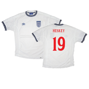 England 1999-01 Home Shirt (XL) (Very Good) (Heskey 19)_0
