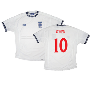 England 1999-01 Home Shirt (XL) (Very Good) (Owen 10)_0