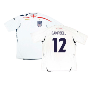 England 2007-09 Home Shirt (L) (Very Good) (CAMPBELL 12)_0