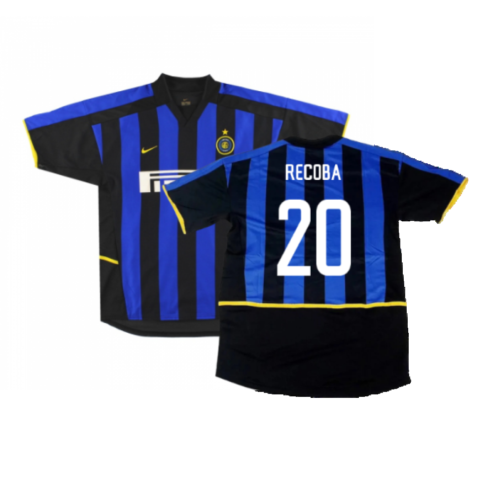 Inter Milan 2002-03 Home Shirt (Very Good) (Recoba 20) – Classic