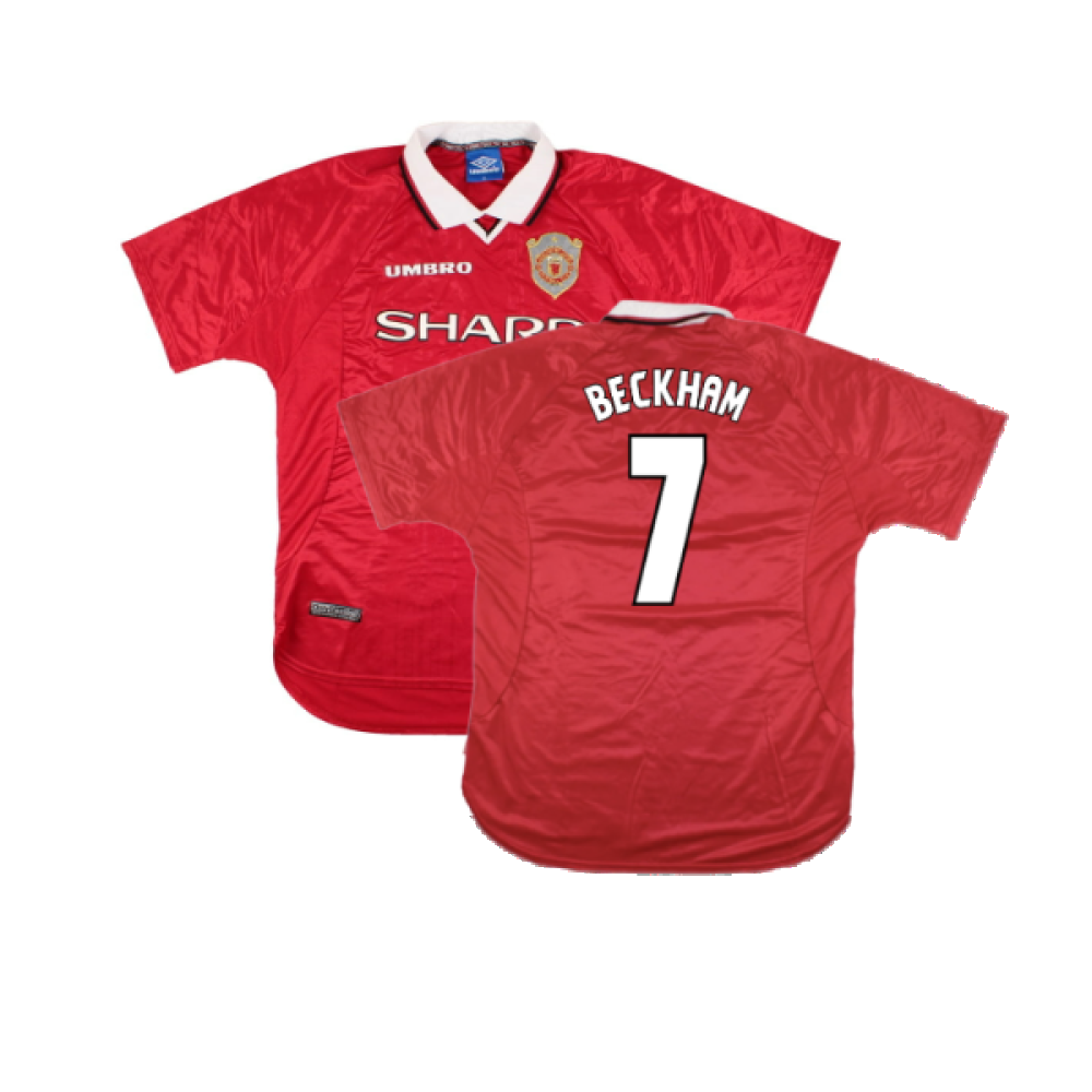 Manchester United 1997-99 European Home Shirt (XL) (Excellent