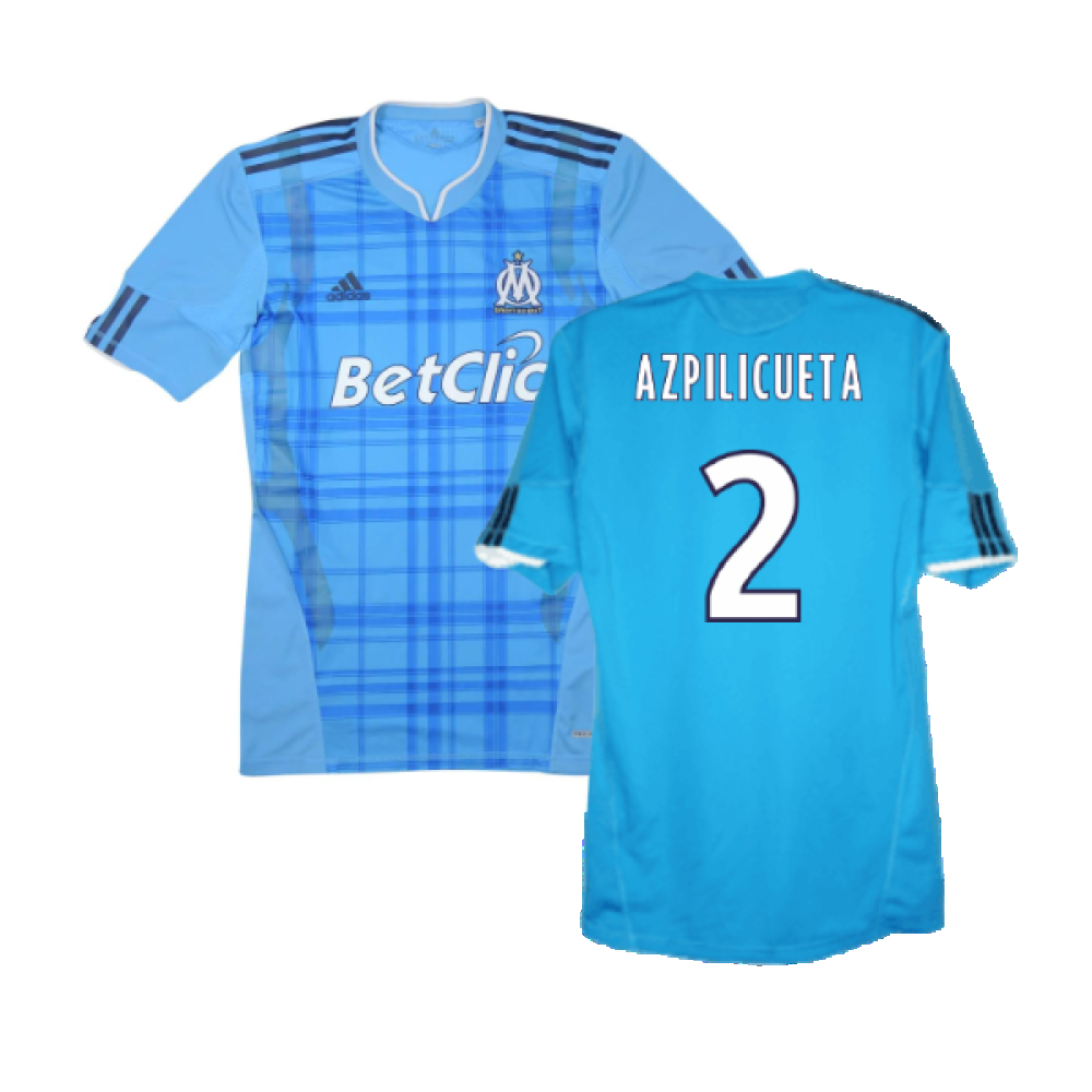 Maillot Extérieur Olympique De Marseille 2010/2011 – Adidas – Taille L – Occasion