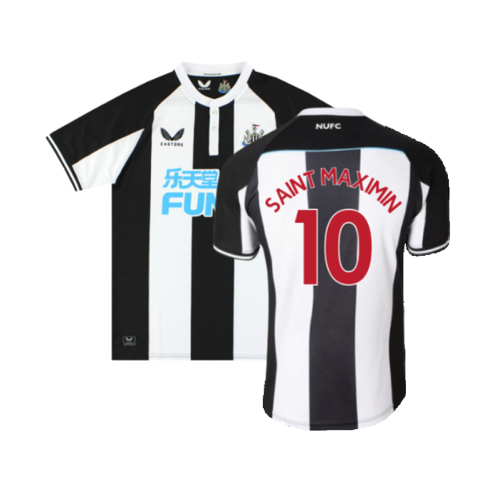 Newcastle United 2021-22 Home Shirt (M) (Mint) (SAINT MAXIMIN 10