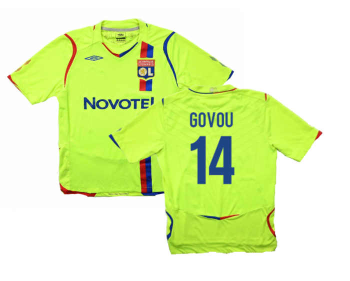 Olympique Lyon 2008-09 Third Shirt (S) (Govou 14) (Fair)