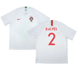 Portugal 2018-19 Away Shirt (L) (B Alves 2) (Good)_0
